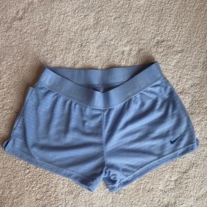 Nike Women's Just Do It Dri Fit Blue Shorts Size Small